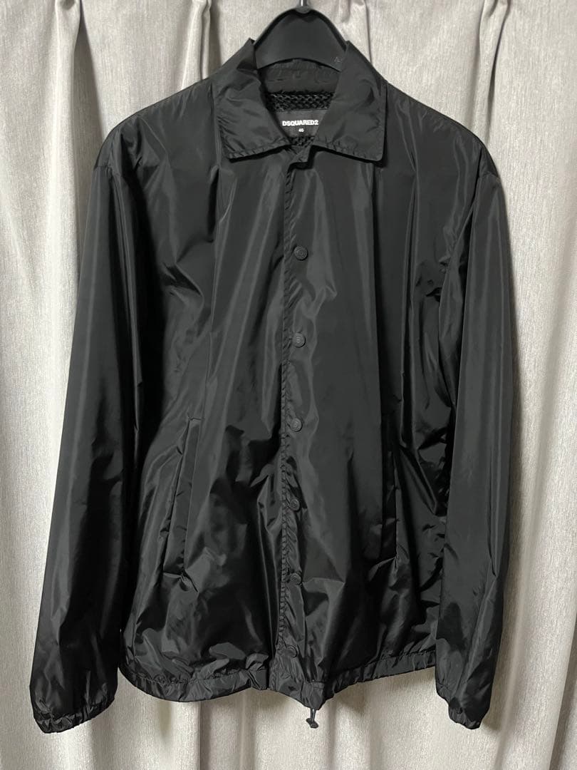 DSQUARED2 ブラック コーチジャケット 46