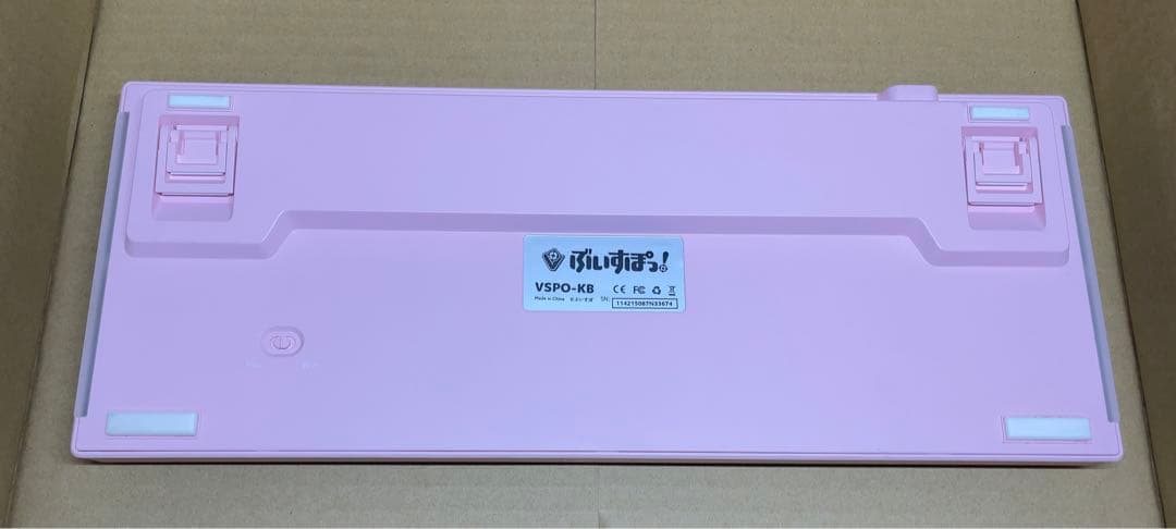 橘ひなの　キーボード　ぶいすぽ　VSPOGEAR