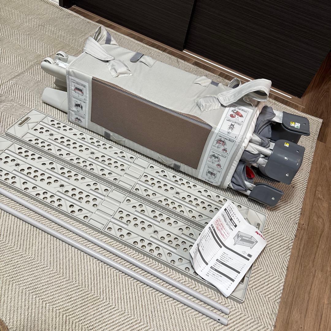 アップリカ ベビーベッド ココネルエアー AB グレーベアー