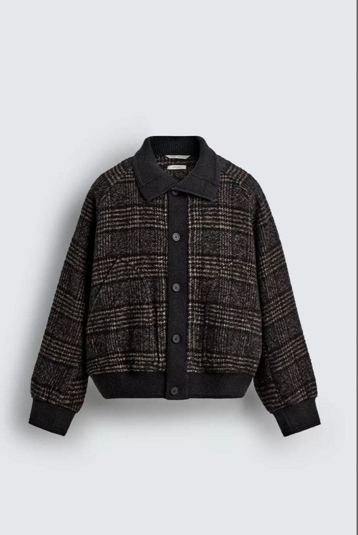 ZARA チェック柄 ウールジャケット Mサイズ