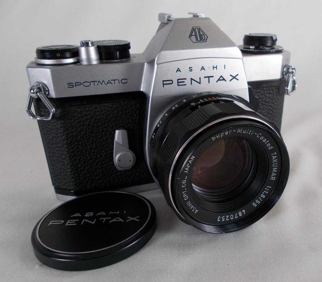 フィルムカメラ 整備済　Pentax SPII + レンズ f1.8　T267