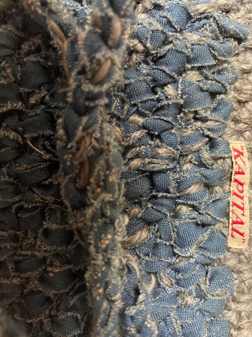 キャピタル小物　ボロブレスレット2点　裂編み製品