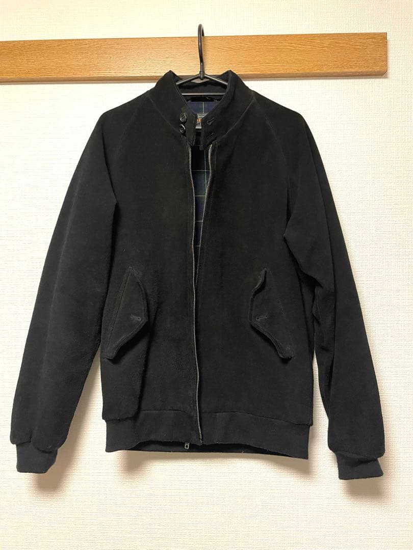 最終値下げ！ビームスプラス　スエードハリントンジャケット