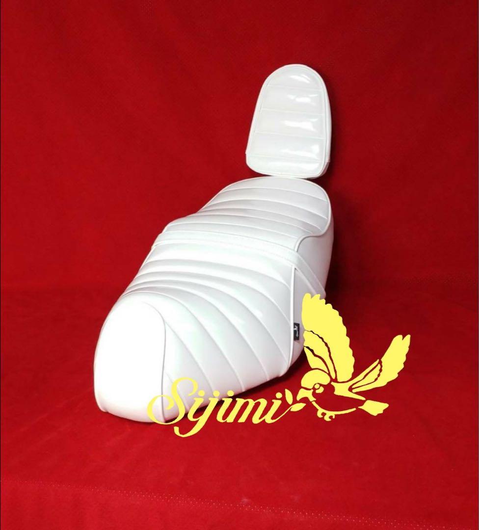 アドレスv125G用シート＆キジマ縦型バックレストカバー　しじみシート