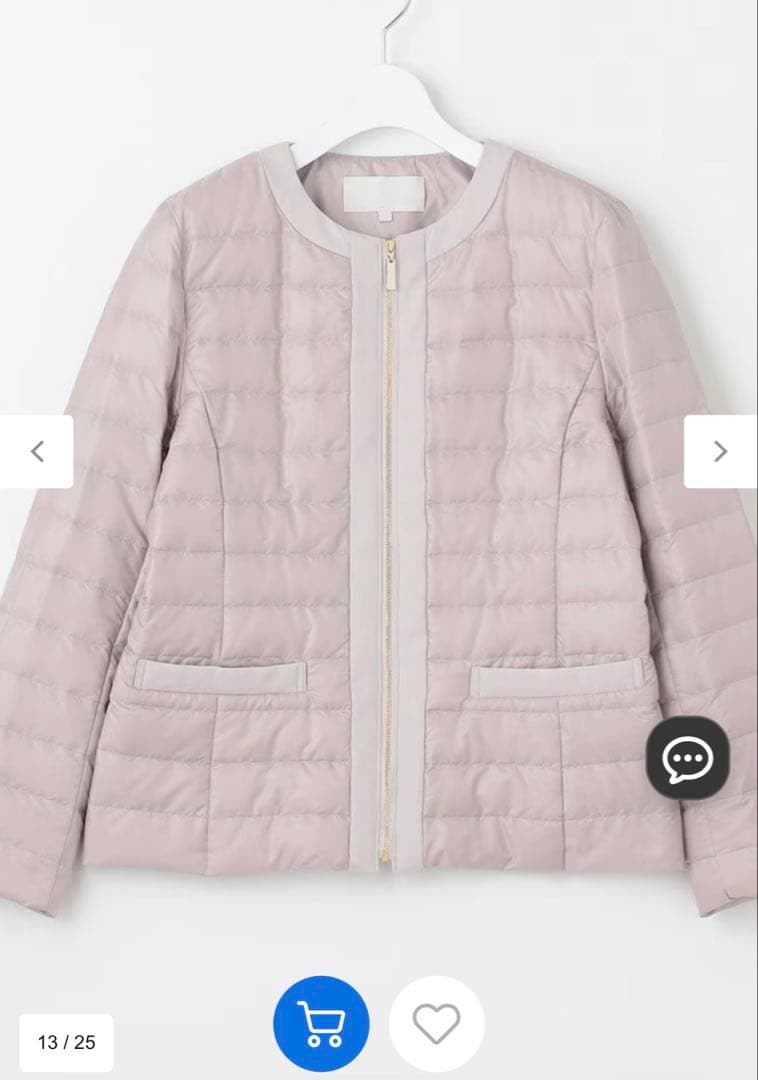 自由区　洗える　ライトダウンジャケット　40