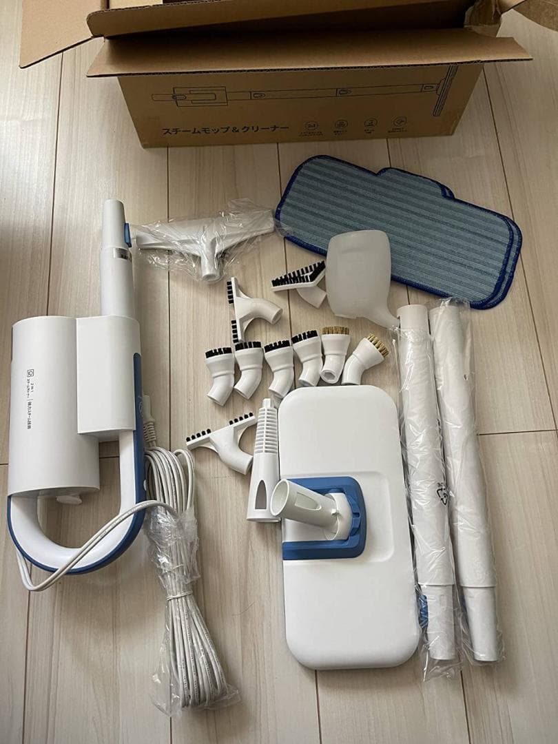 蒸気量を自由に調整できる高音スチームクリーナー