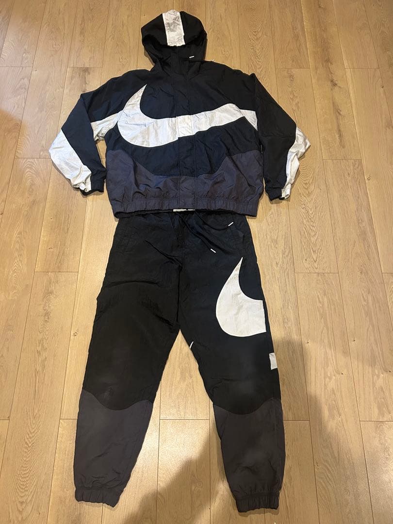 ぐるぐる　Nike ナイロンジャケット　セットアップ