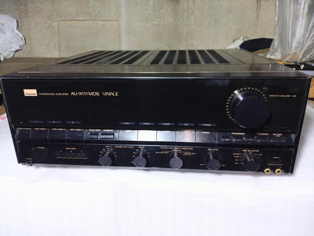 サンスイ　プリメインアンプ　AU-X111MOS VINTAGE