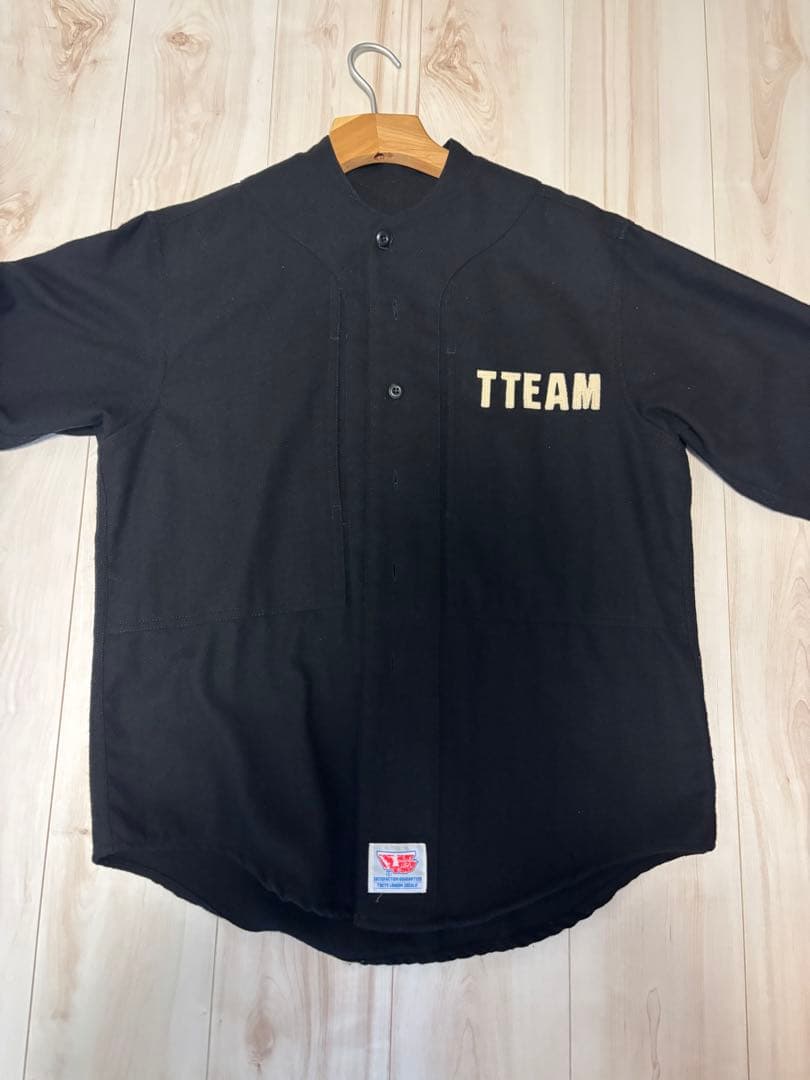 【希少】TENDERLOIN テンダーロイン ベースボールシャツ 黒