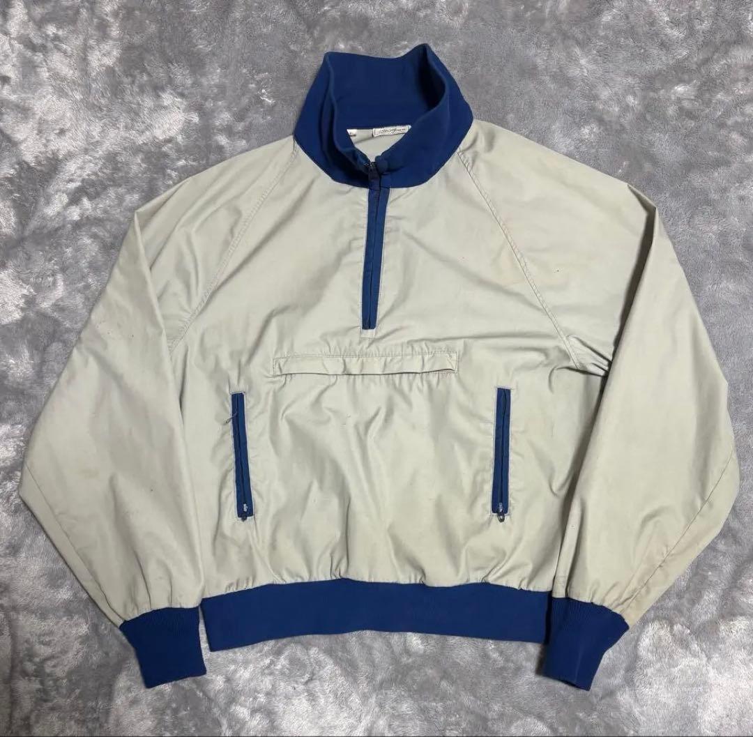 70s l.l.bean コットン ナイロン アノラック　プルオーバー 古着