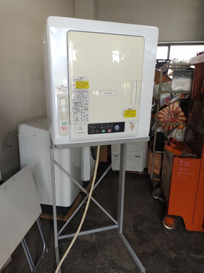 HITACHI 電気衣類乾燥機 DE-N60WV 6.0kg 2017年製　広島