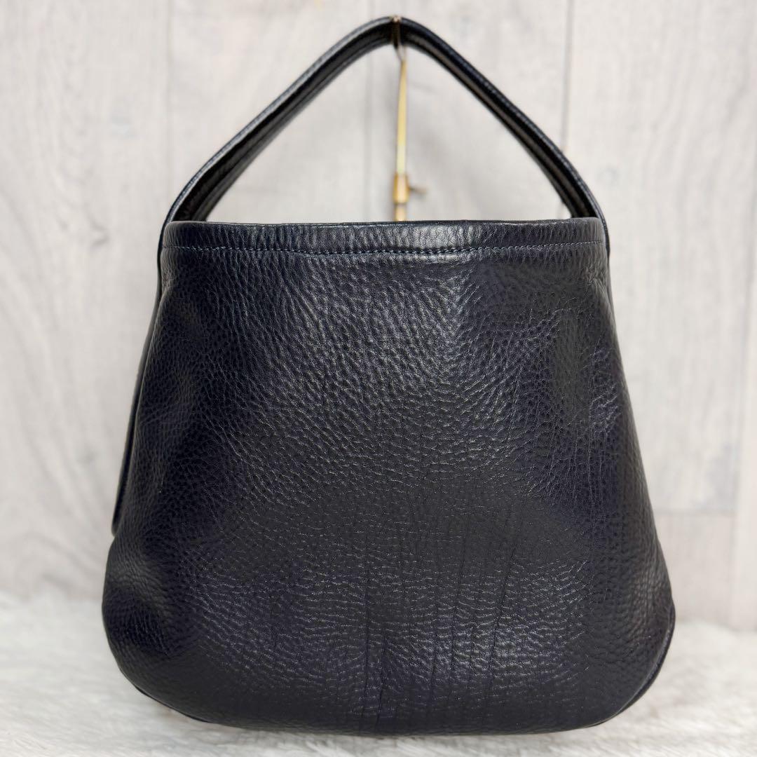 美品♡購入証明書♡保存袋付♡HIROFU ヒロフ ロゴ レザー ハンドバッグ