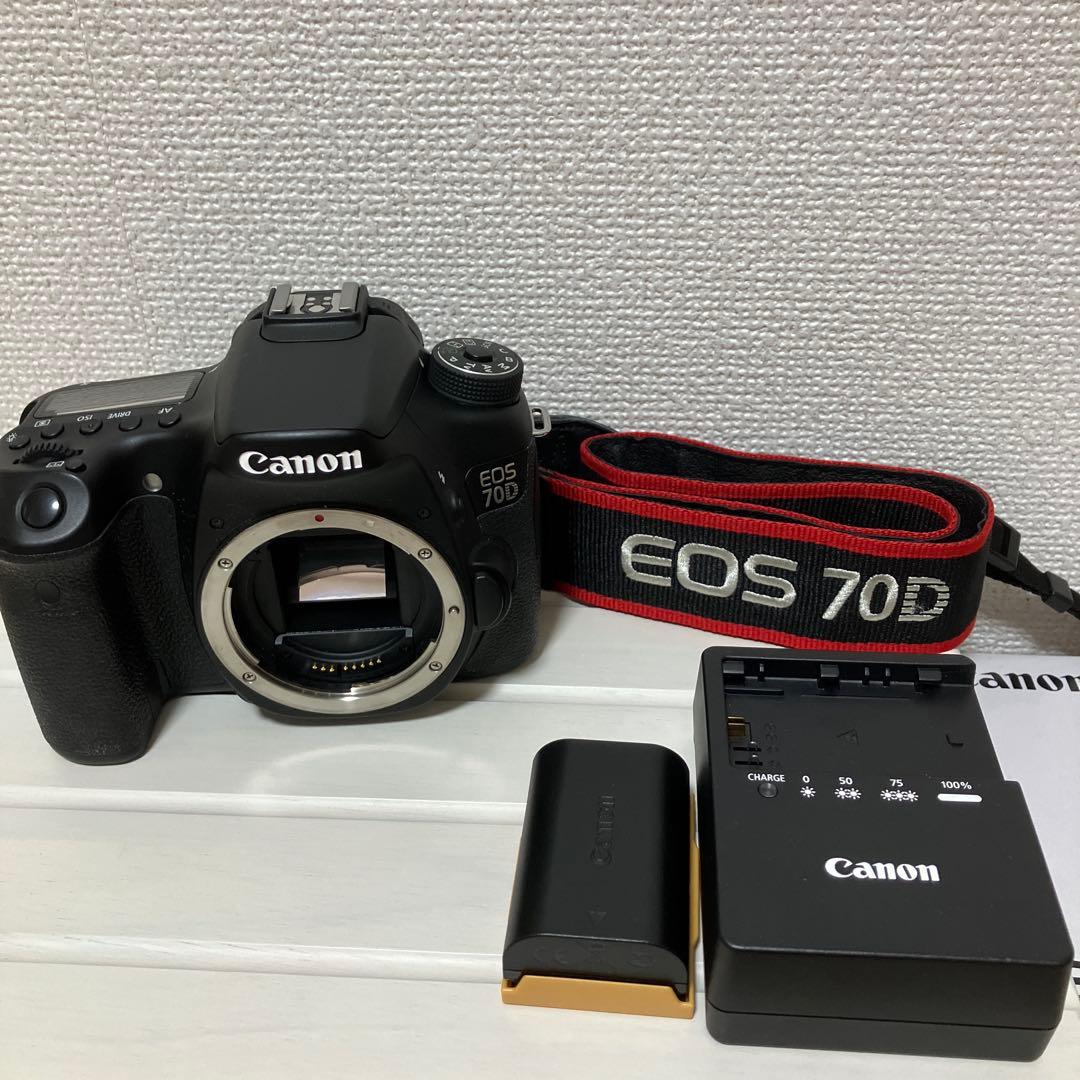 【箱有美品】Canon EOS 70D本体＋18-135㎜レンズセット他