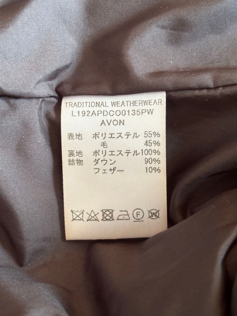 希少極美品Traditional Weatherwear AVON ダウンコート