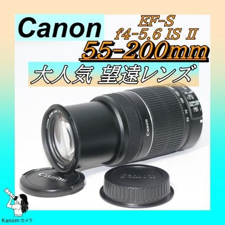大人気！ Canon 55-250mm 望遠レンズ⭐手ブレ補正 コスパ最強⭐