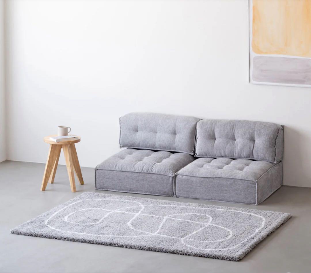 【美品】LOWYA ロウヤ　ラグカーペット　120×170【引き渡し可】