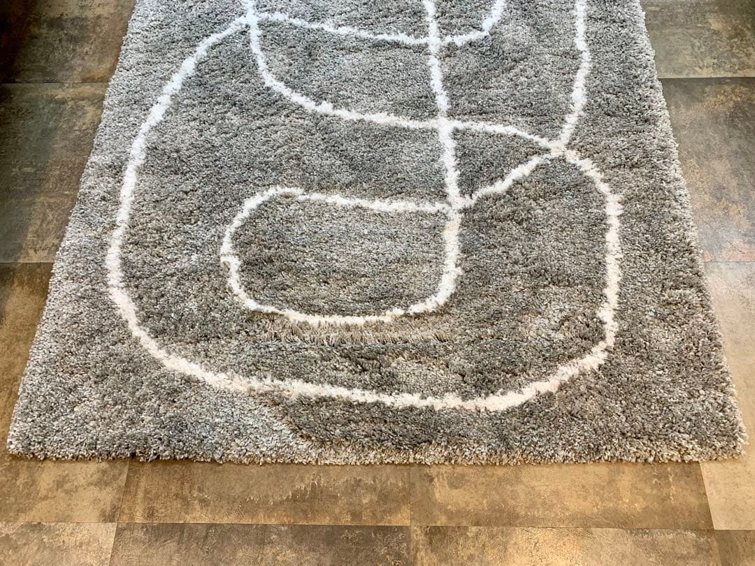 【美品】LOWYA ロウヤ　ラグカーペット　120×170【引き渡し可】