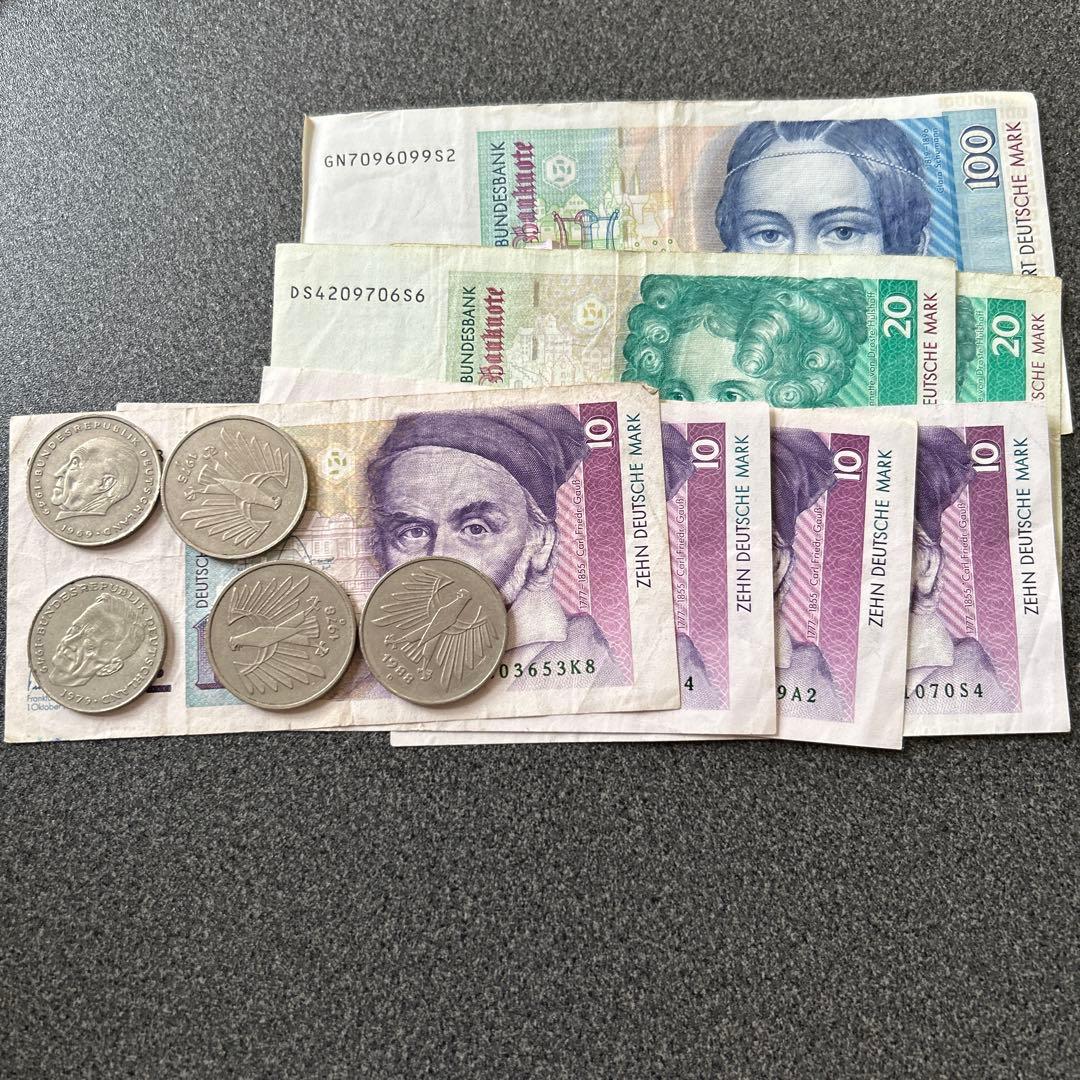 ドイツ　マルク　旧紙幣　