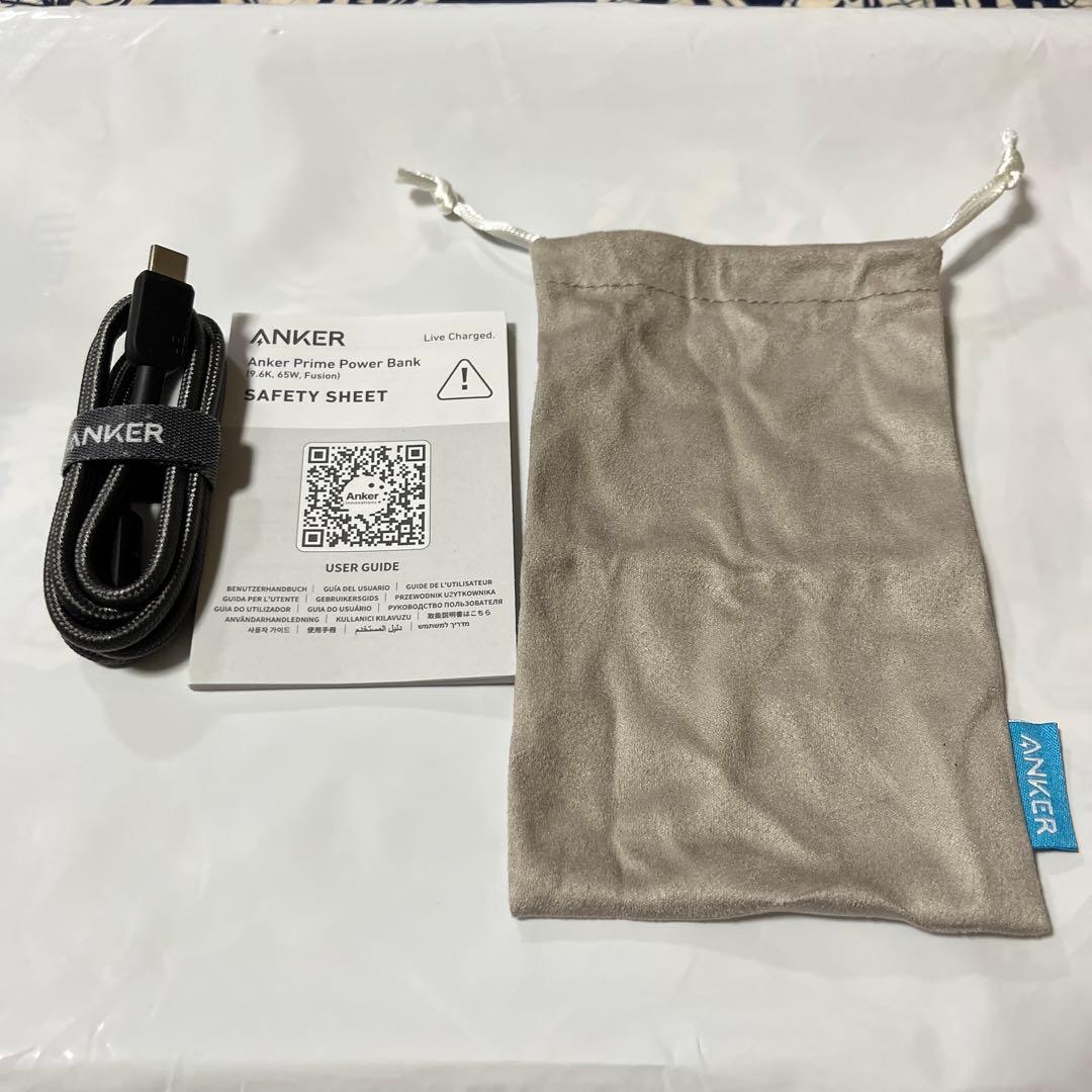 スマホアクセサリー ANKER Prime Power Bank 9600mAh 65W