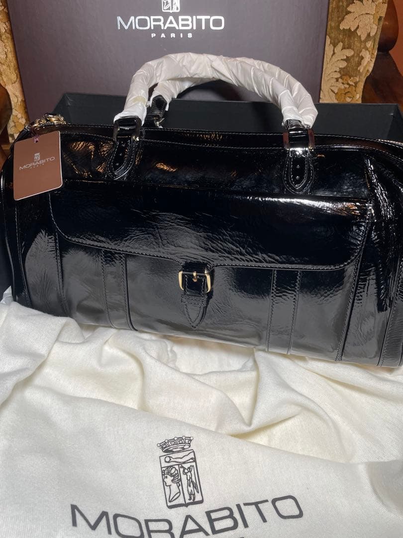 MORABITO ハンドバッグ 本革 ボストンバッグ