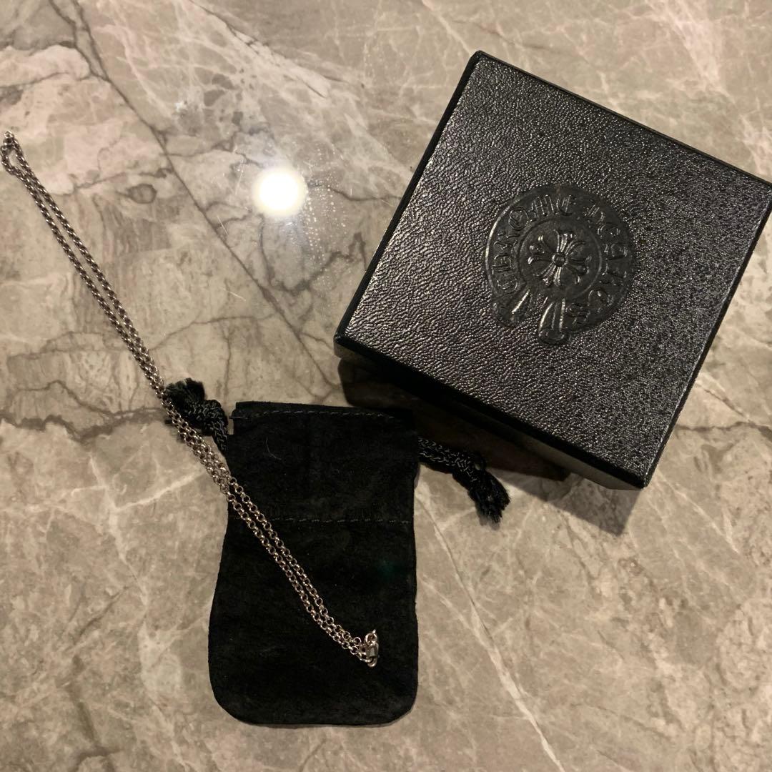 Chroe Hearts シルバーチェーンネックレス ポーチ・箱付き