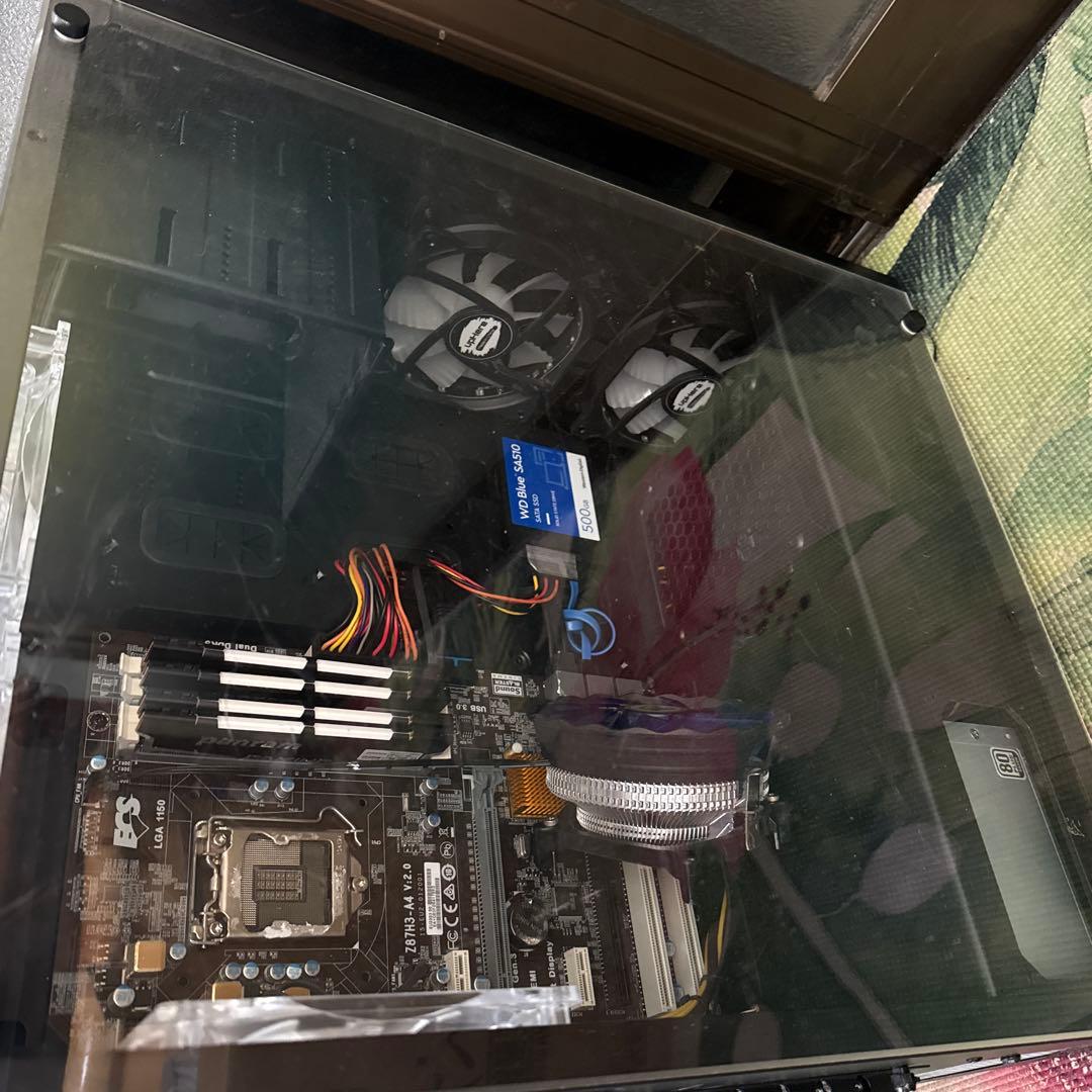 自作PC 本体のみ / 通電未確認 / 電源ケーブルなし / SSD 500G