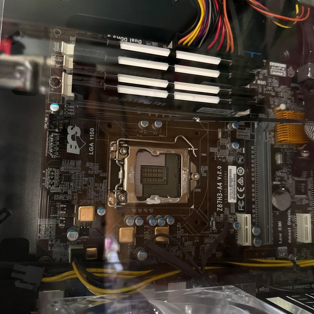 自作PC 本体のみ / 通電未確認 / 電源ケーブルなし / SSD 500G