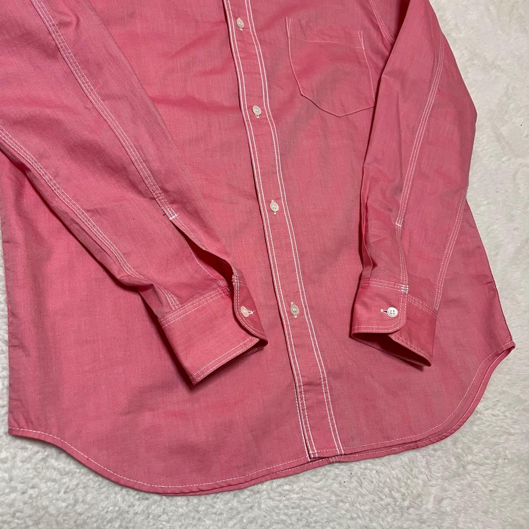 COMME des GARÇONS HOMME オーバーサイズシャツ　ピンク　S