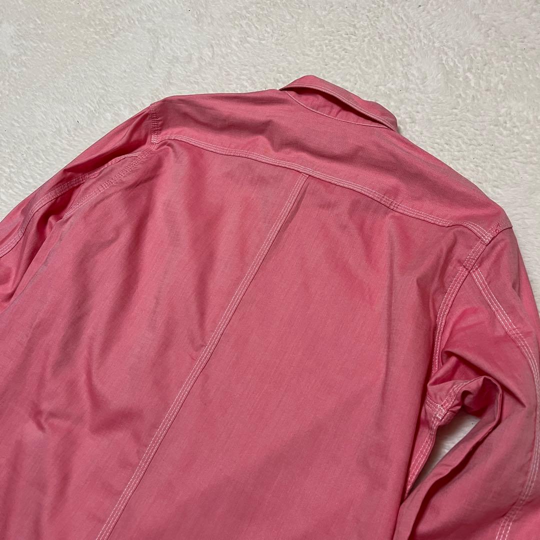 COMME des GARÇONS HOMME オーバーサイズシャツ　ピンク　S