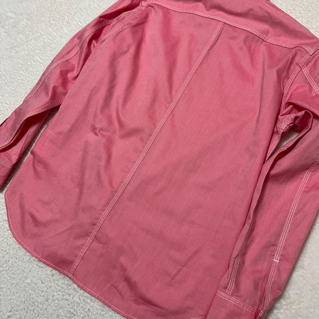 COMME des GARÇONS HOMME オーバーサイズシャツ　ピンク　S