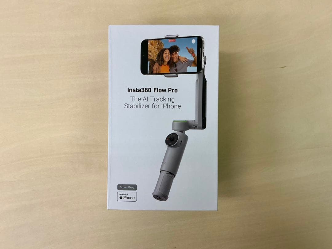 【美品】Insta360 Flow Pro ストーングレー