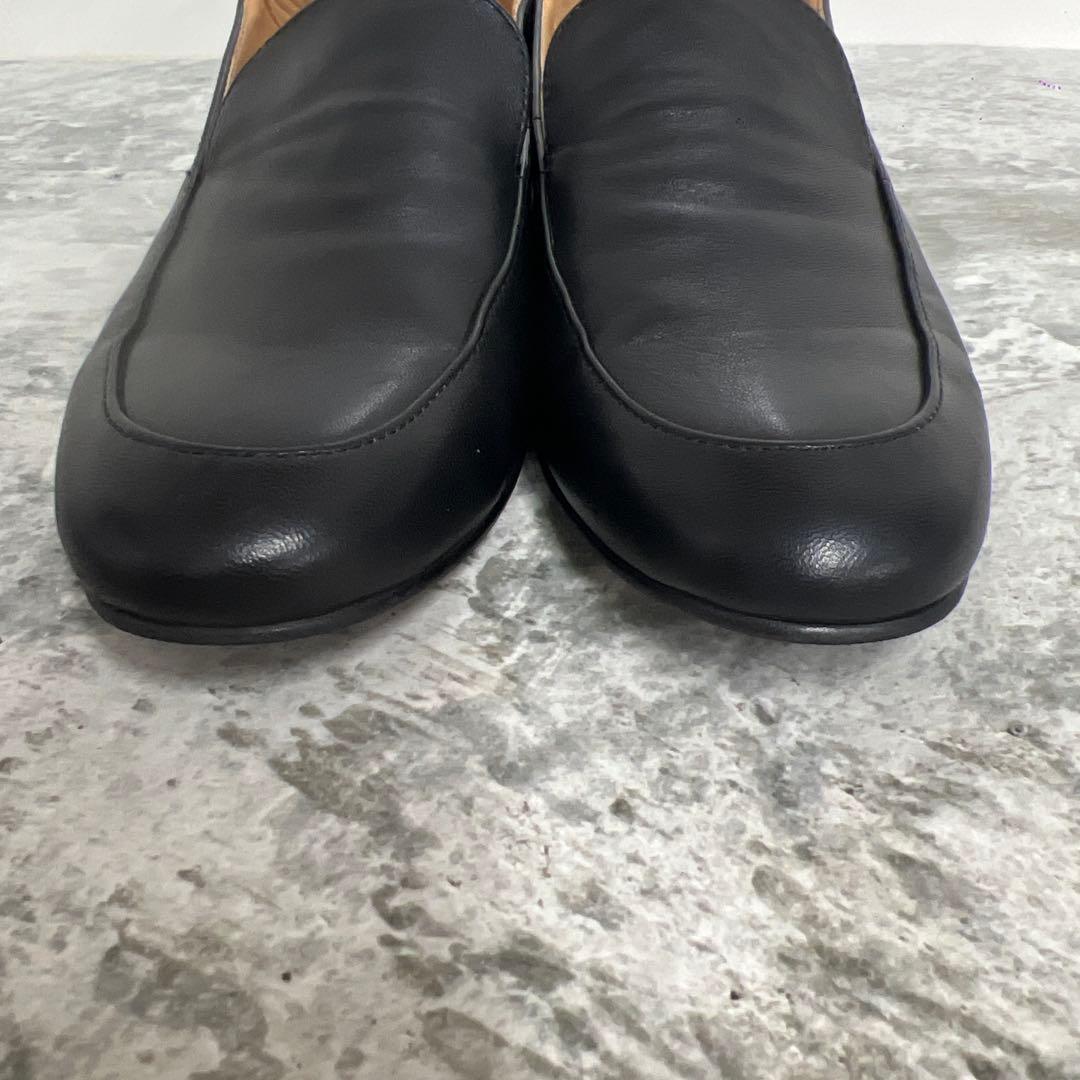 美品　SLOBE IENA スローブイエナ　黒レザー ローファー　23cm