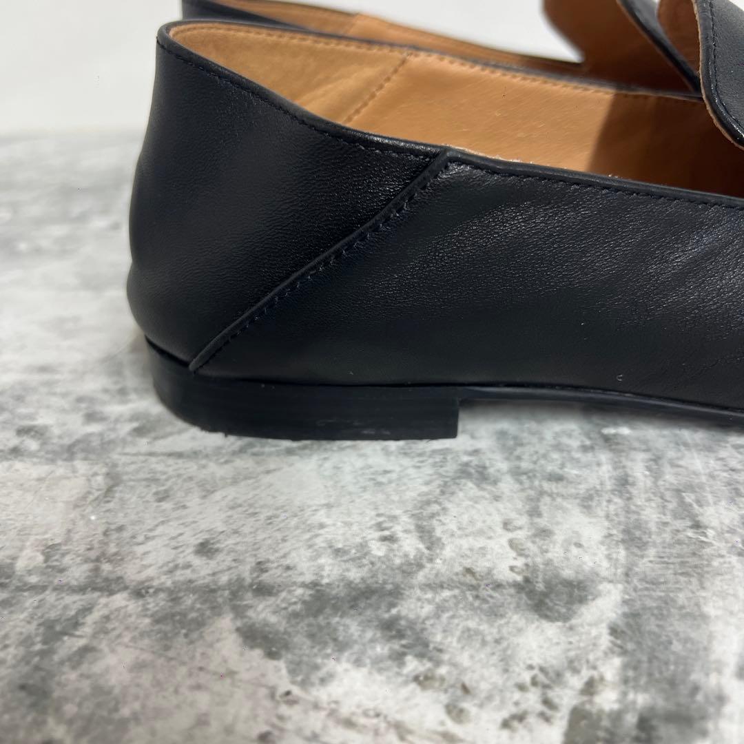 美品　SLOBE IENA スローブイエナ　黒レザー ローファー　23cm