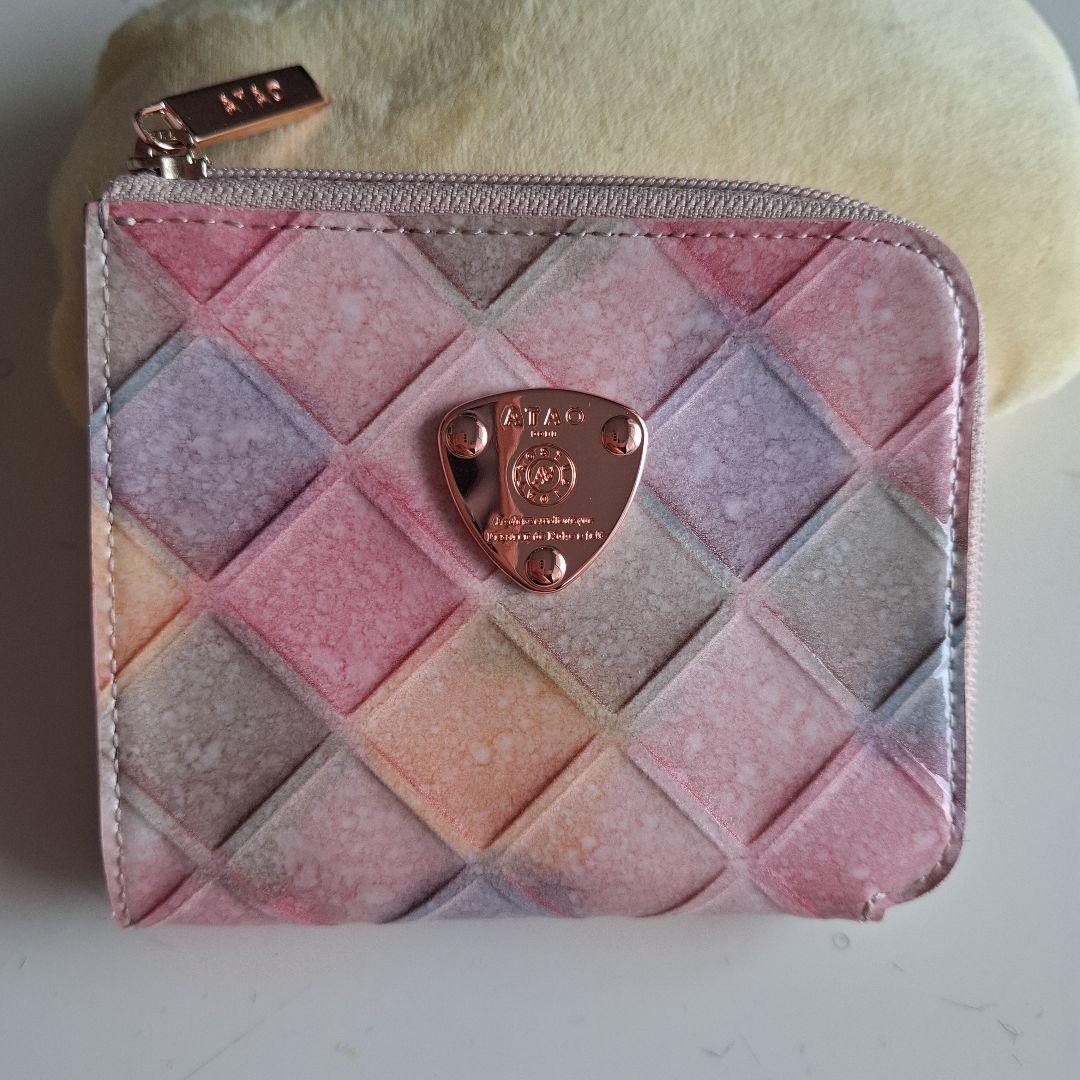 【新品未使用】ATAO アタオ ミリモ ブロックパーティ ミニ財布