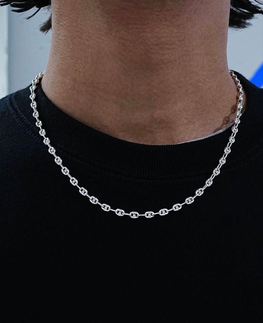 NEEDIS 925 45cm シルバーネックレス oceans ロンハーマン