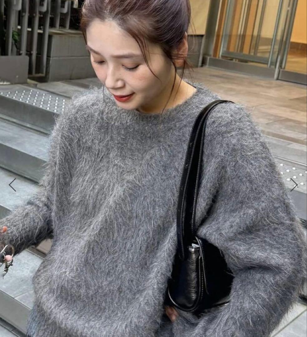 ジャーナルスタンダード　シャギークルーネックプルオーバー　グレー　未使用