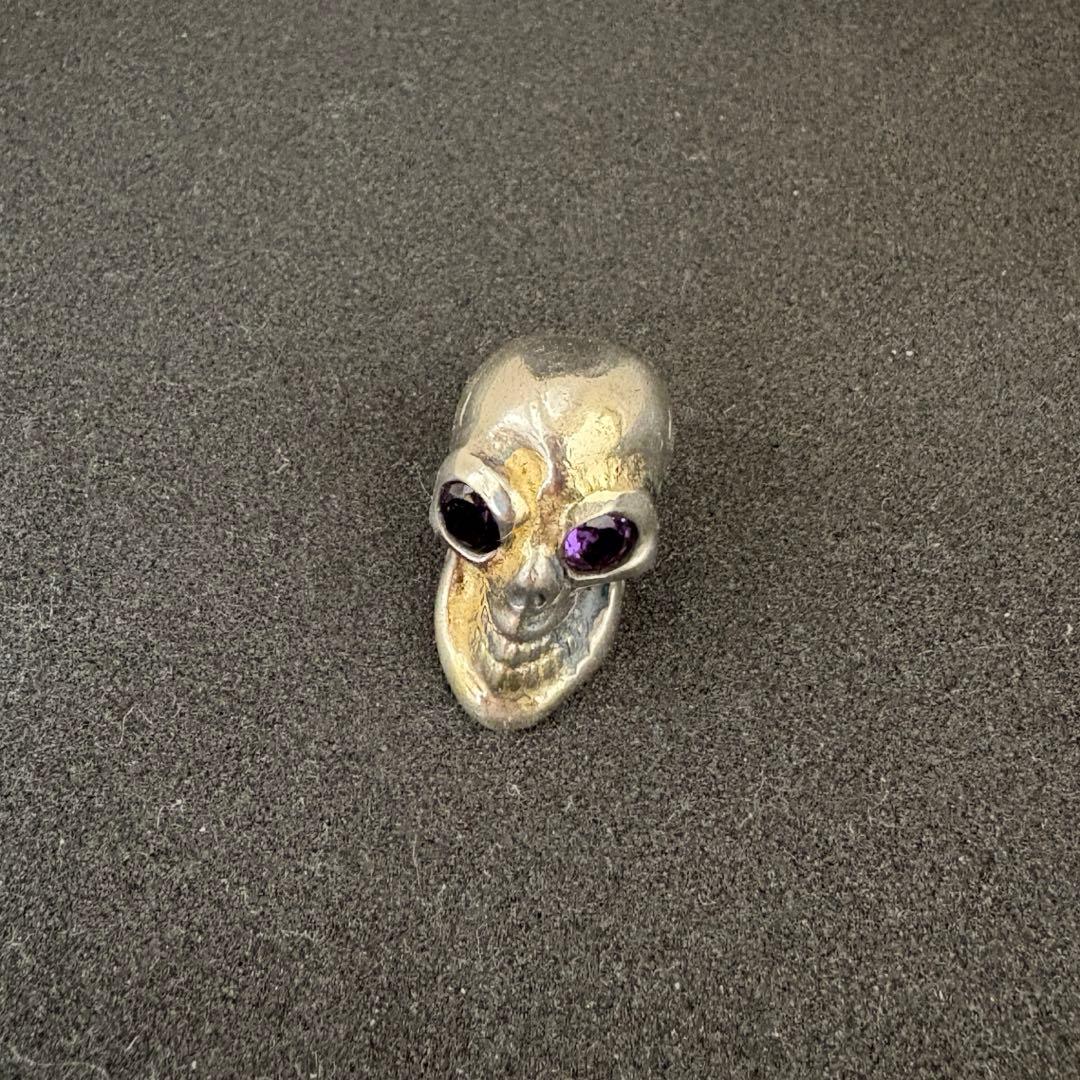 Bill Wall Leather スカルビーズ アメジスト ペリドット