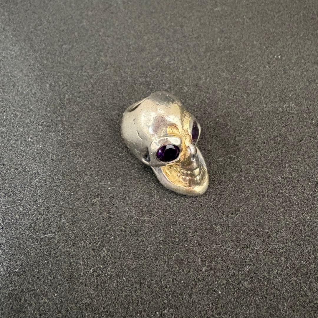 Bill Wall Leather スカルビーズ アメジスト ペリドット