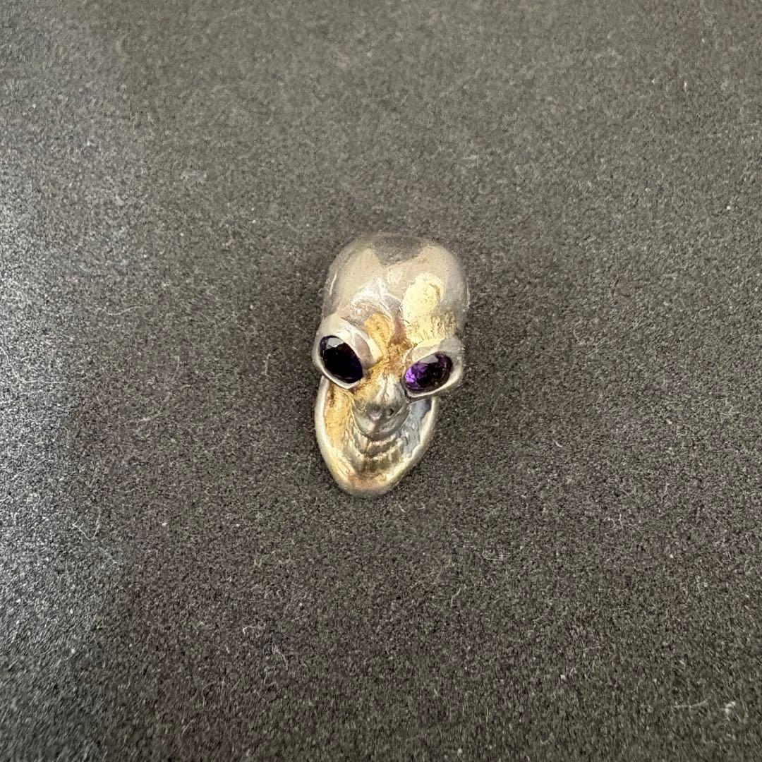 Bill Wall Leather スカルビーズ アメジスト ペリドット