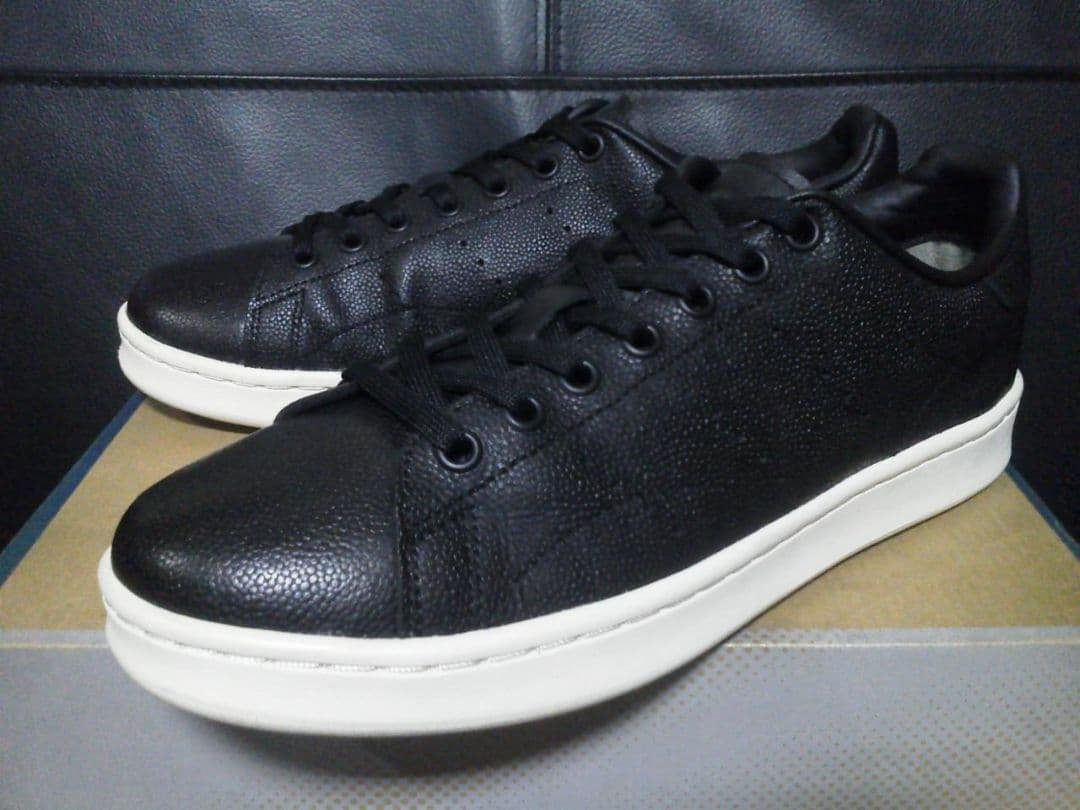 アディダス スタンスミス H 黒 27cm 本革 天然皮革 レザー LUX