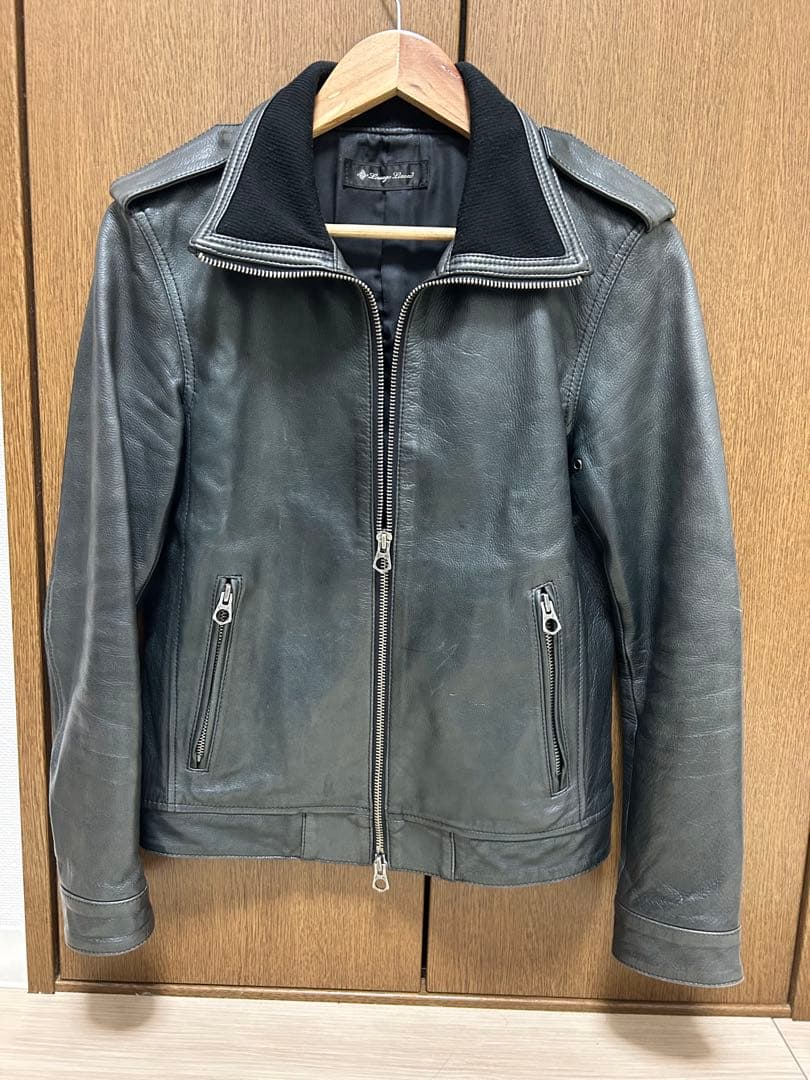 LOUNGE LIZARD ブラックレザージャケット