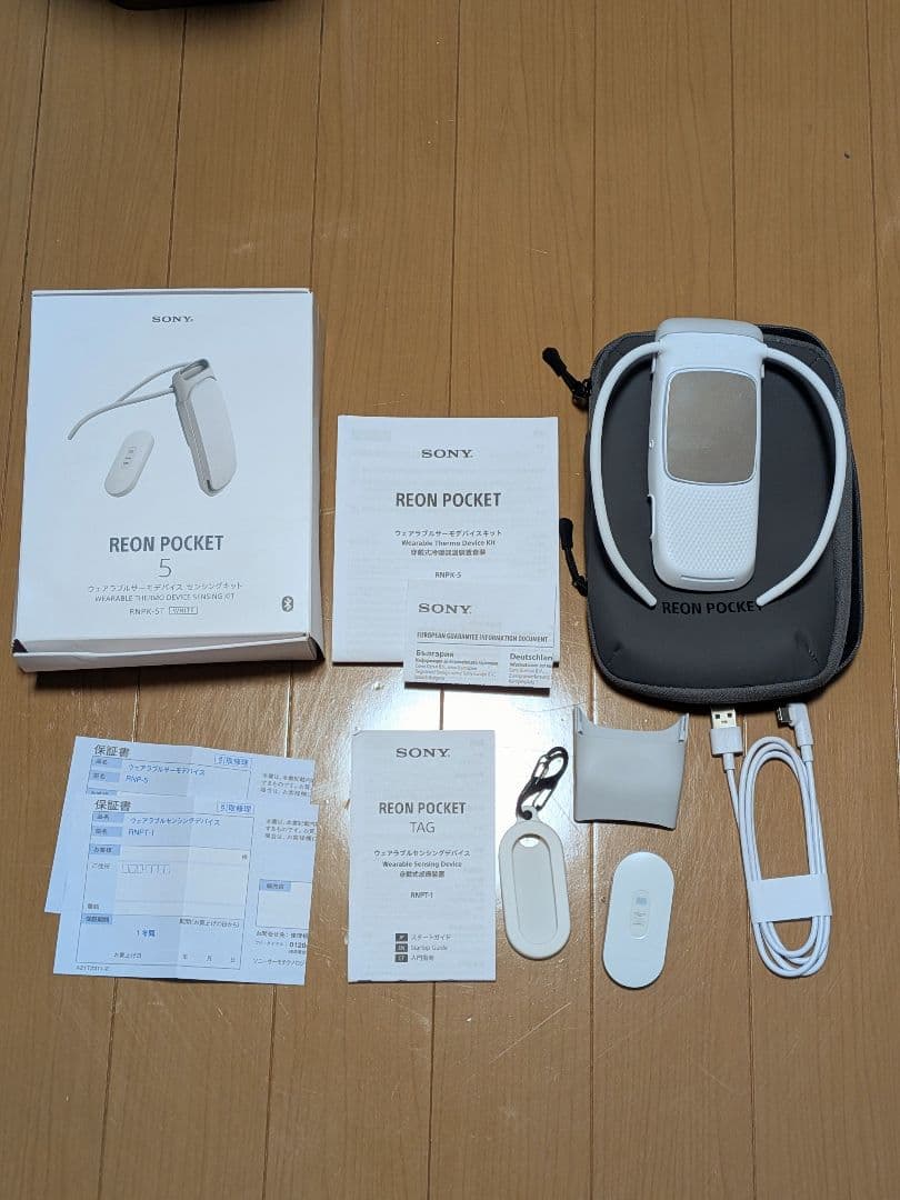 SONY REON POCKET5 ウェアラブルサーモデバイスセンシングキット