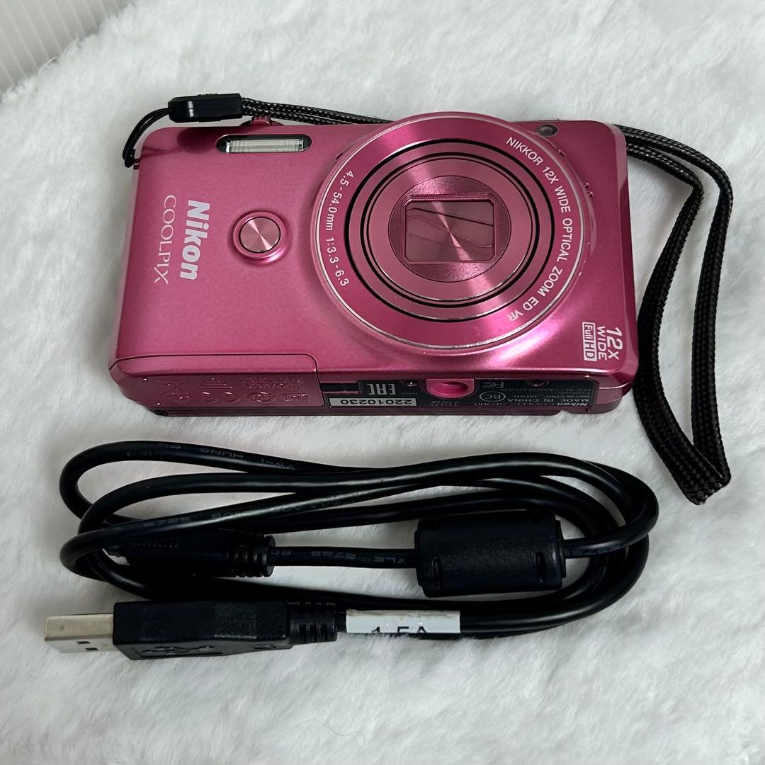 【中古品】Nikon COOLPIX s6900 グロッシーピンク