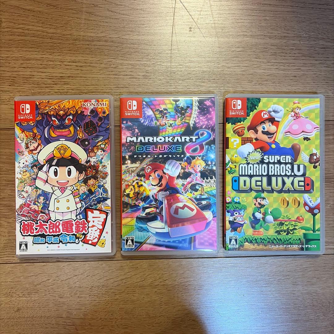 Nintendo Switch 本体 ゲームソフト3本付き