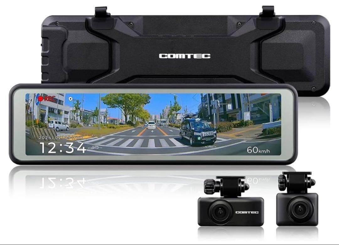 601375　コムテック ミラー型ドライブレコーダー ZDR048