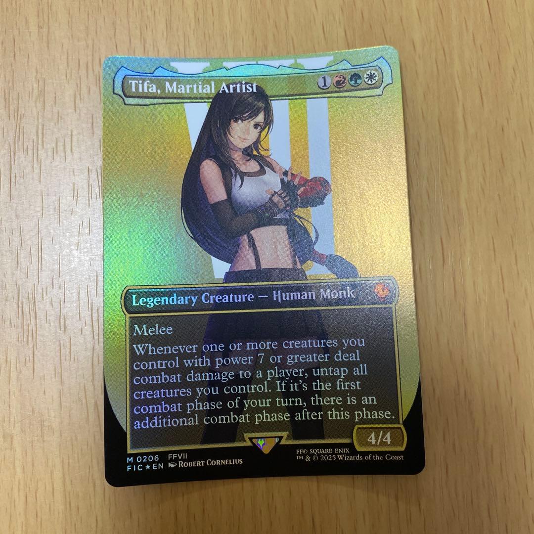 MTG 格闘家、ティファ 英語版 ボーダーレス Foil 新品