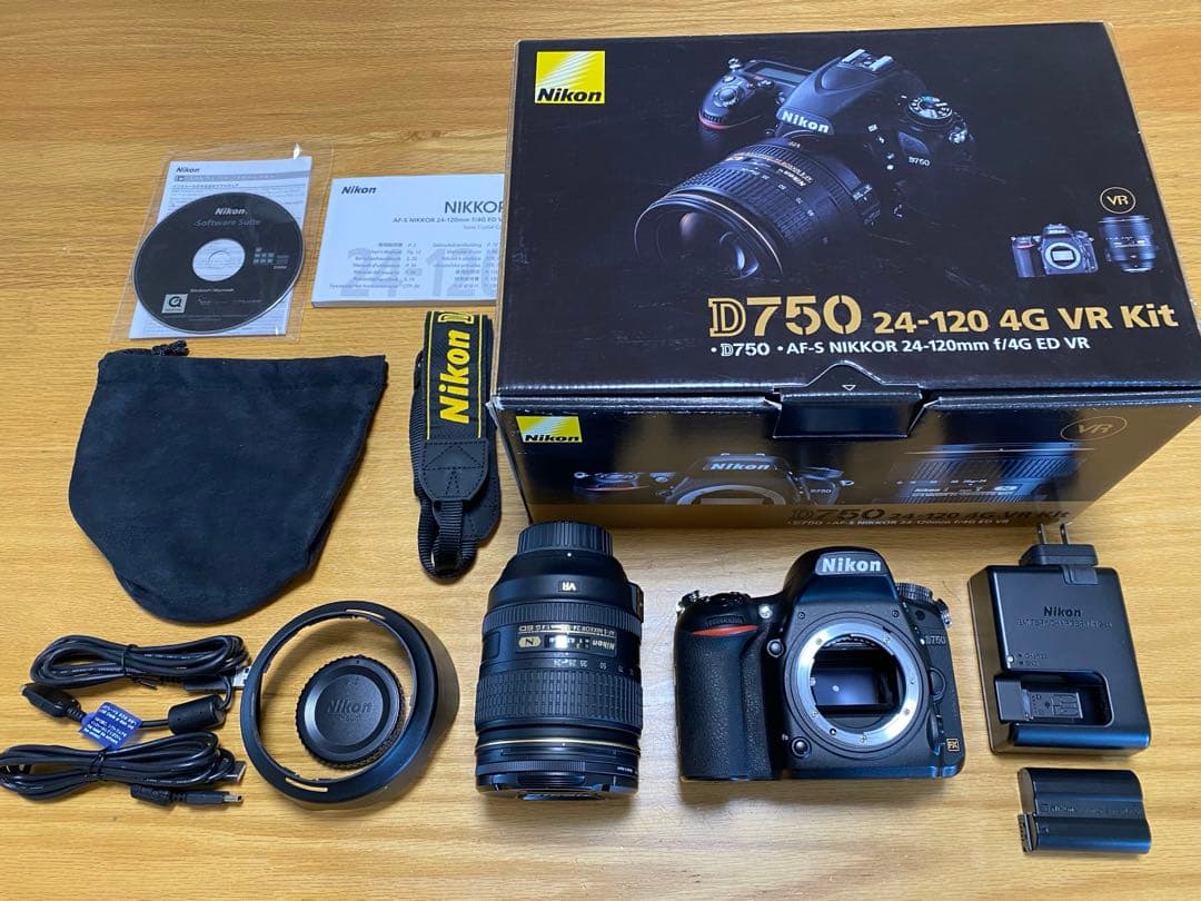 【箱・付属品付き】nikon D750 24-120mm VRレンズキット