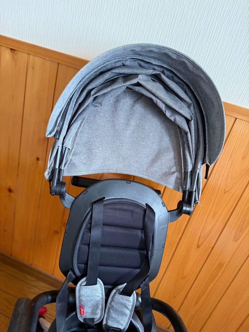 t*n様 美品 Ｑplay 三輪車 手押し 折りたたみ式