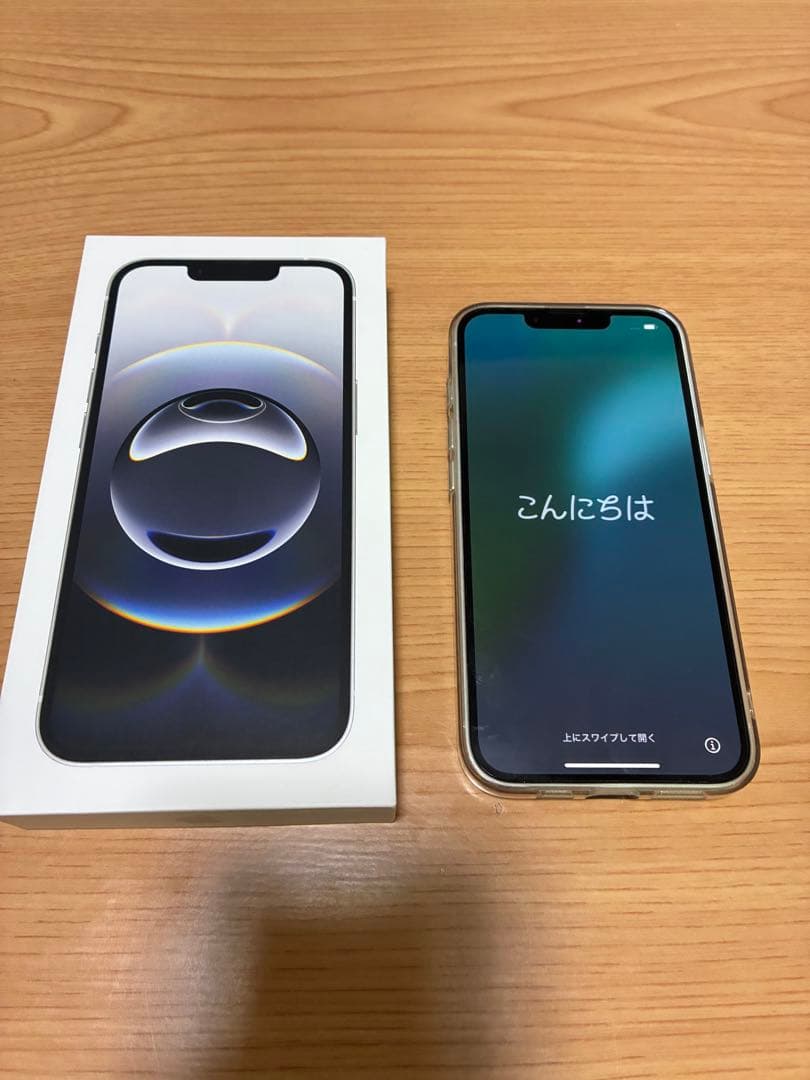 iPhone16e 128GB SIMフリー 白 ホワイト 100% 1ヶ月