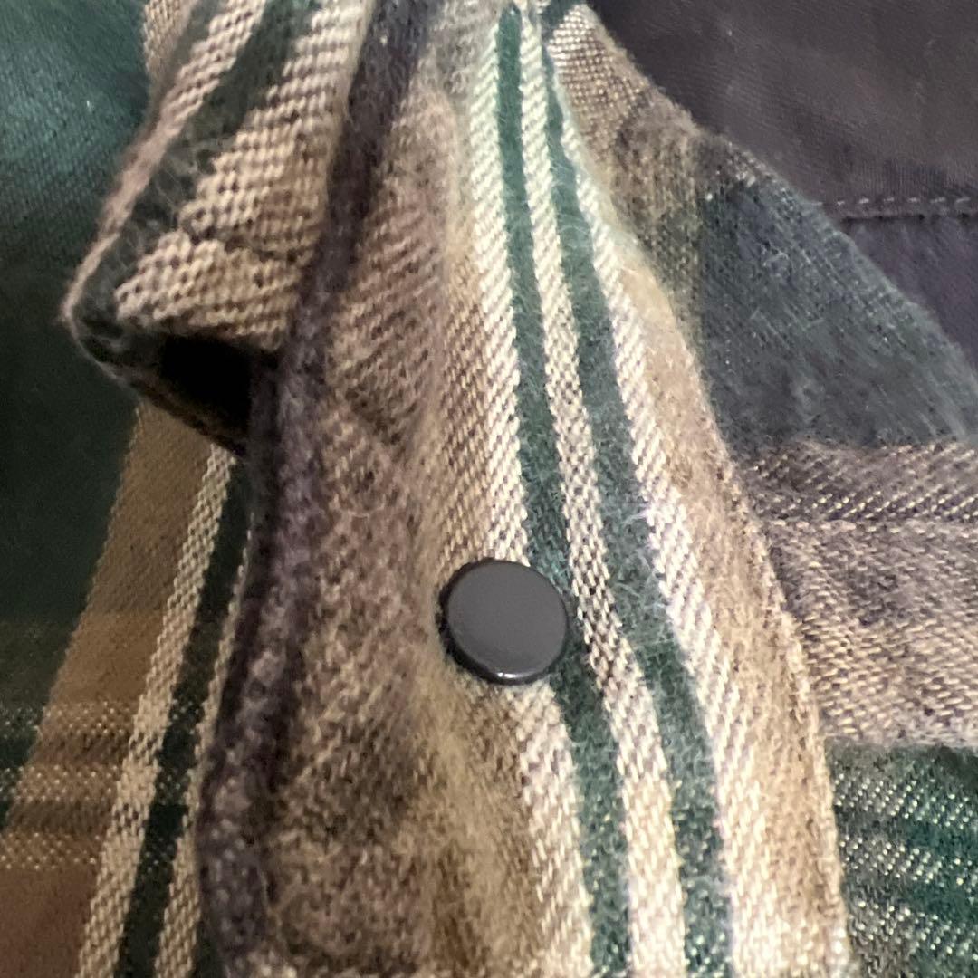 【DELUXEWARE】 HV-22 ロゼンジ XL ネルシャツ